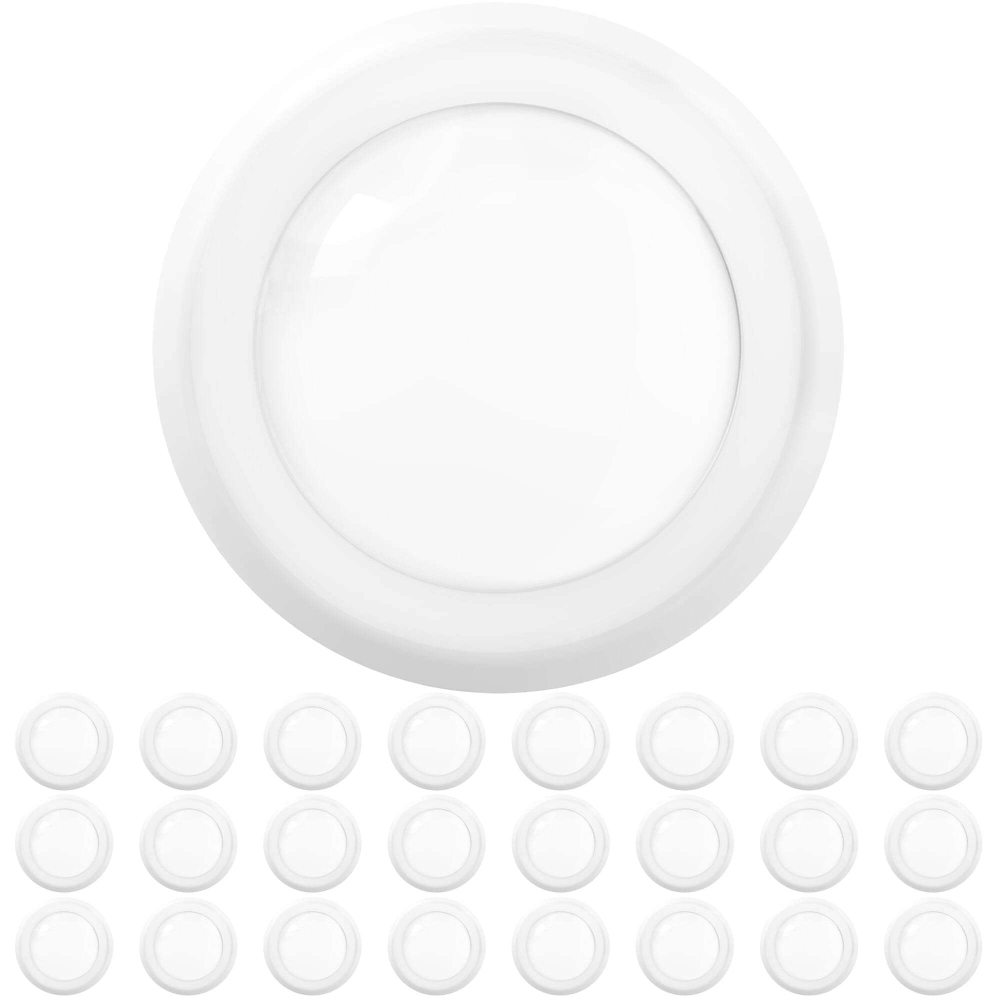 Sunco 24 Pack 5/6? LED Disk Lights Flush Mount Ceiling Light Fixture Recessed 5000K Daylight, 100W Equivalent 15W, 1050LM, Dimma