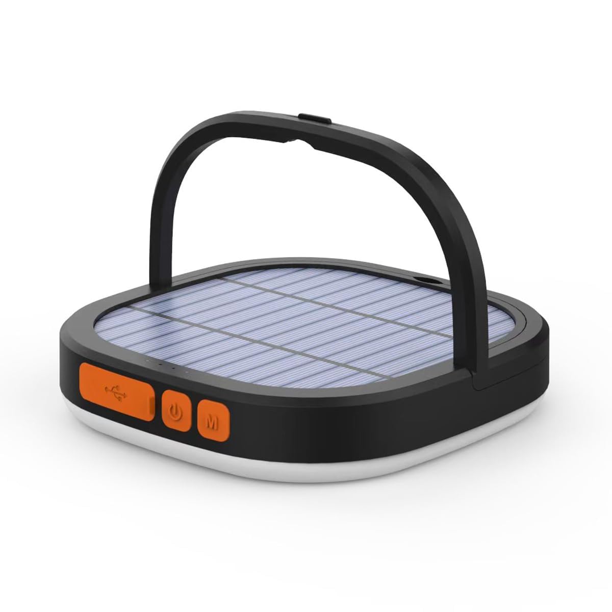 LED Camping Lantern, Solar Lanterns, 5000mAh Rechargeable Light 2000 Lumens 5 Light Modes, IP65 Waterproof with USB Charging - L