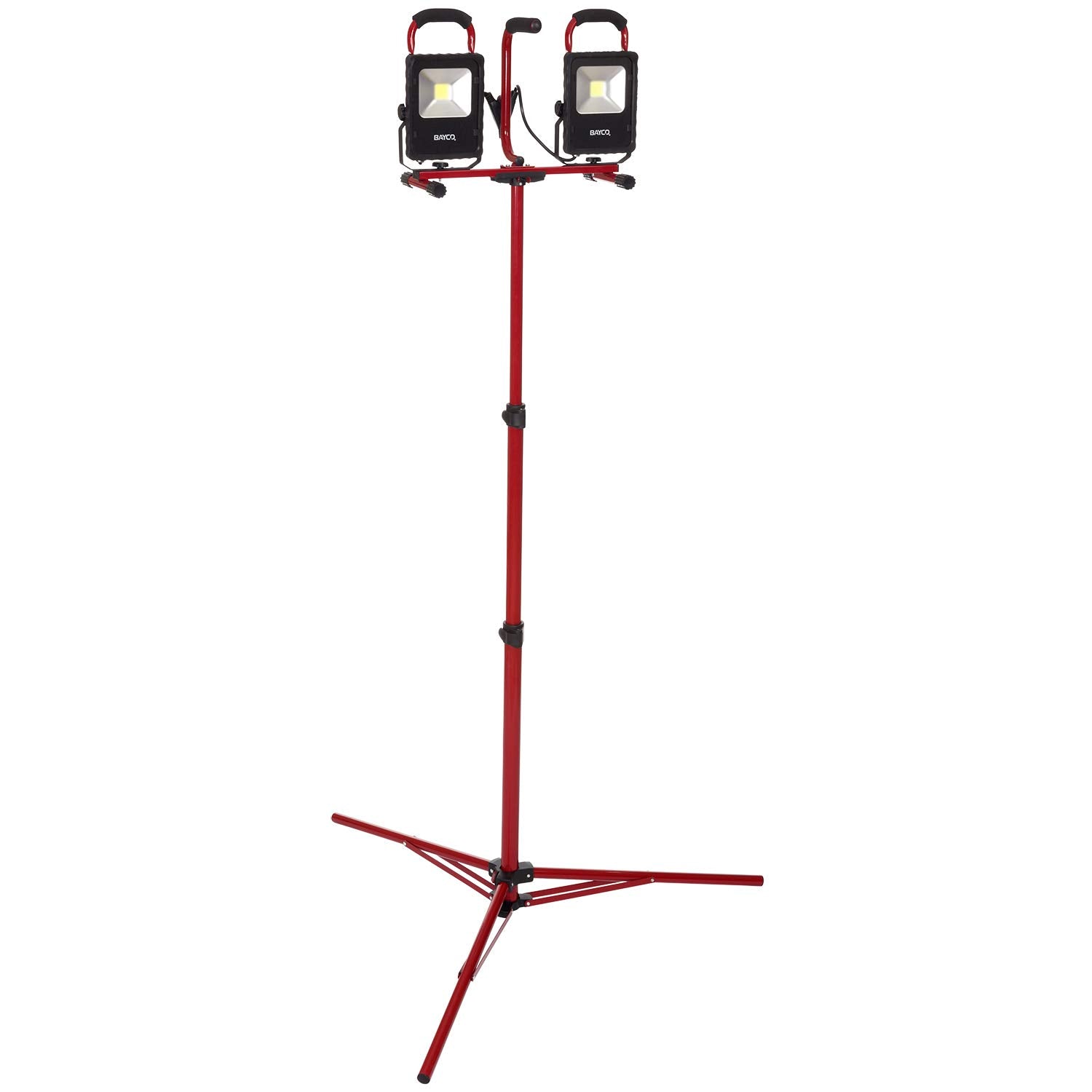 4,400 Lumen Led Convertible Dual Fixture Work Light On Tripod Stand