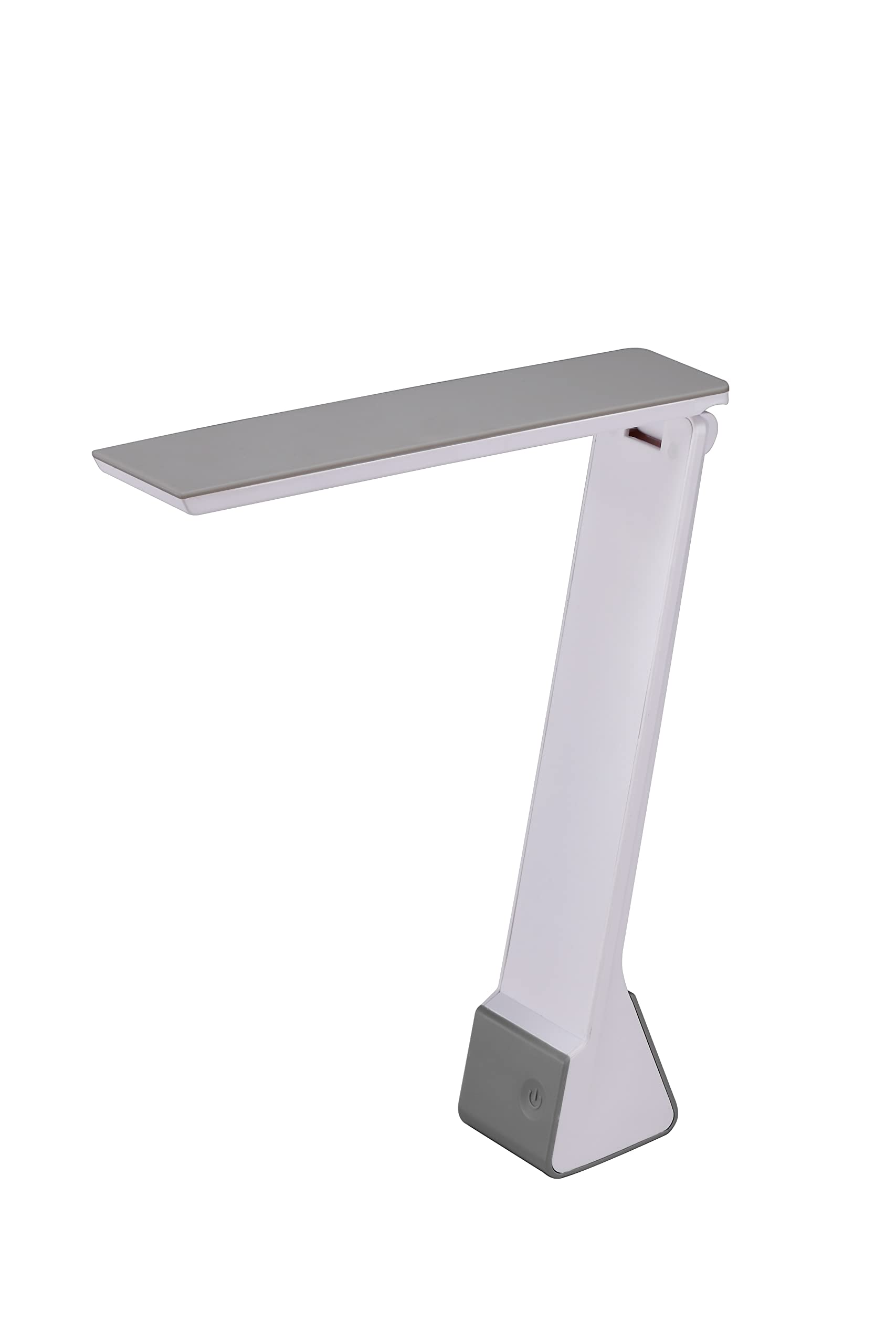 Bostitch Office Rechargeable Battery Led Desk Lamp, 3 Color Temperatures, Flip Open, Gray (KT-VLED1810-GRAY)