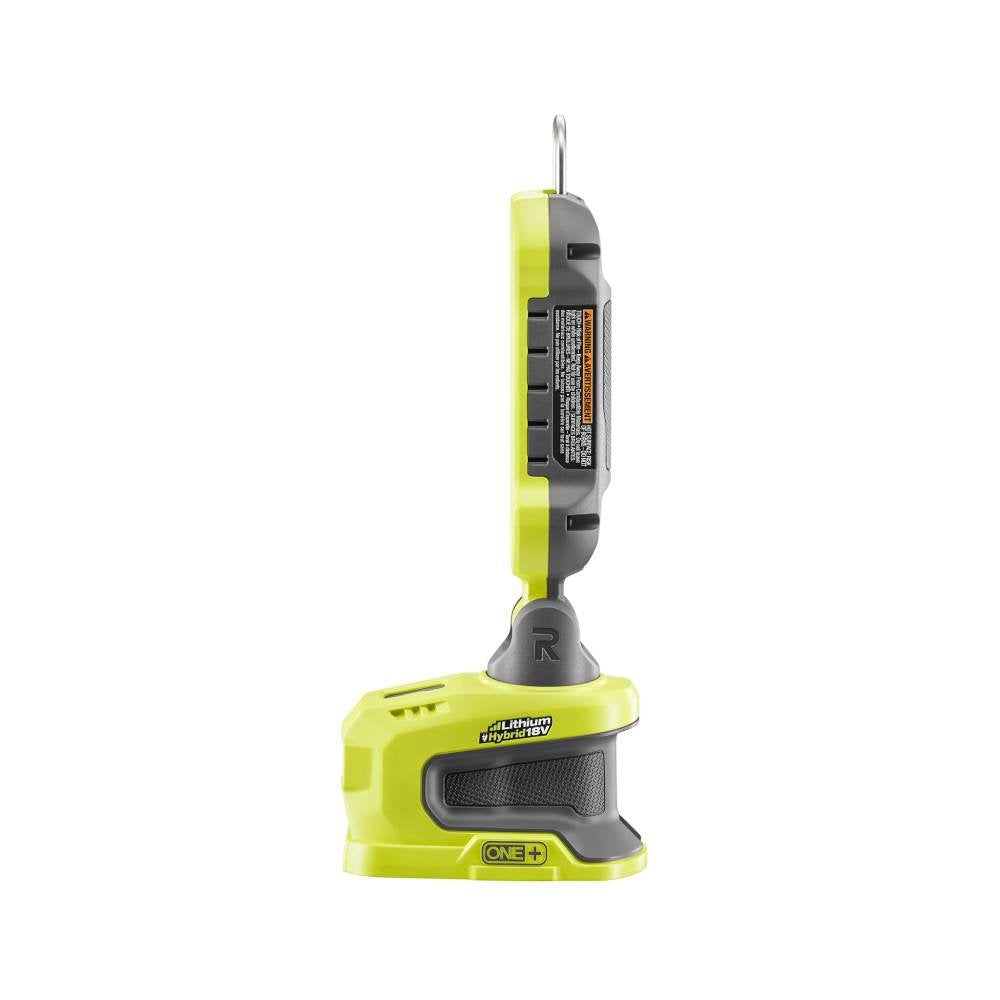 RYOBI P790 18-Volt ONE+ Hybrid LED Project Light - White, Metal Construction