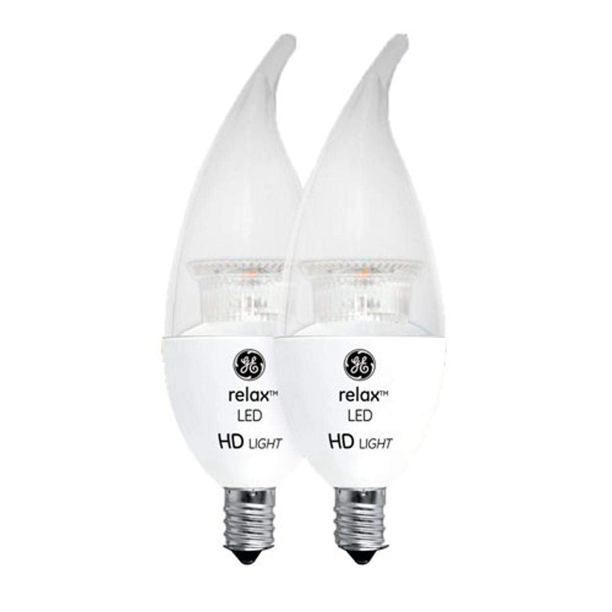GE Lighting 4W Soft White LED Light Bulb - Clear, Pack of 2
