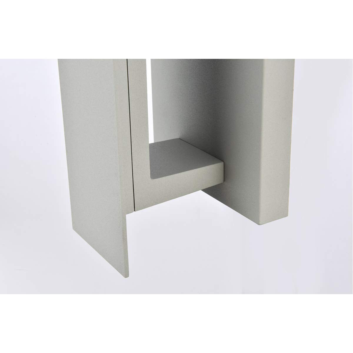 Elegant Lighting Living District Raine 1-Light Modern Aluminum LED Wall Sconce in Silver