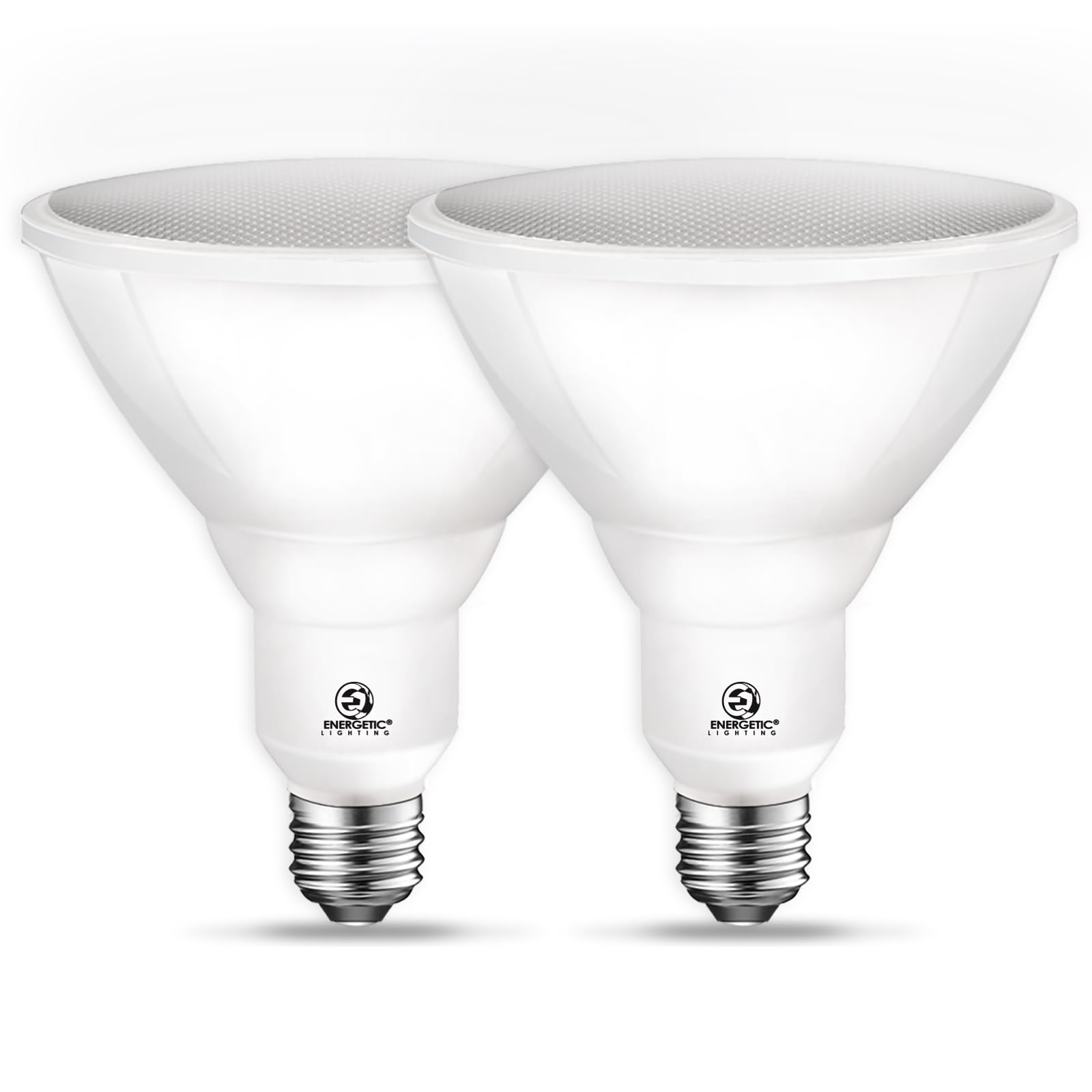 Energetic LED Flood PAR38 Light Bulb, 3000K Warm White, 90W Equivalent, Efficient 11W, Wet Rated, 900 Lumens, Medium Base, Non-Dimmable, UL, 2 Pack