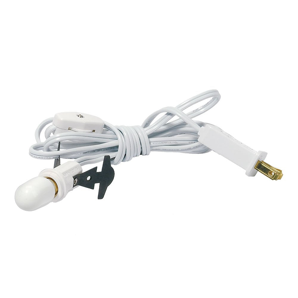 Department 56 Single Cord Set Lights, 48 Inch, White, Model 56.99028, Resin