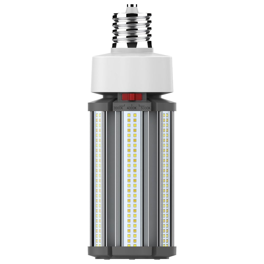 Satco ColorQuick 54W CCT Select Mogul Extended Base LED Lamp Utilitarian Style - 9.53 Inches Length and 3.3 Inches Width - Warm 