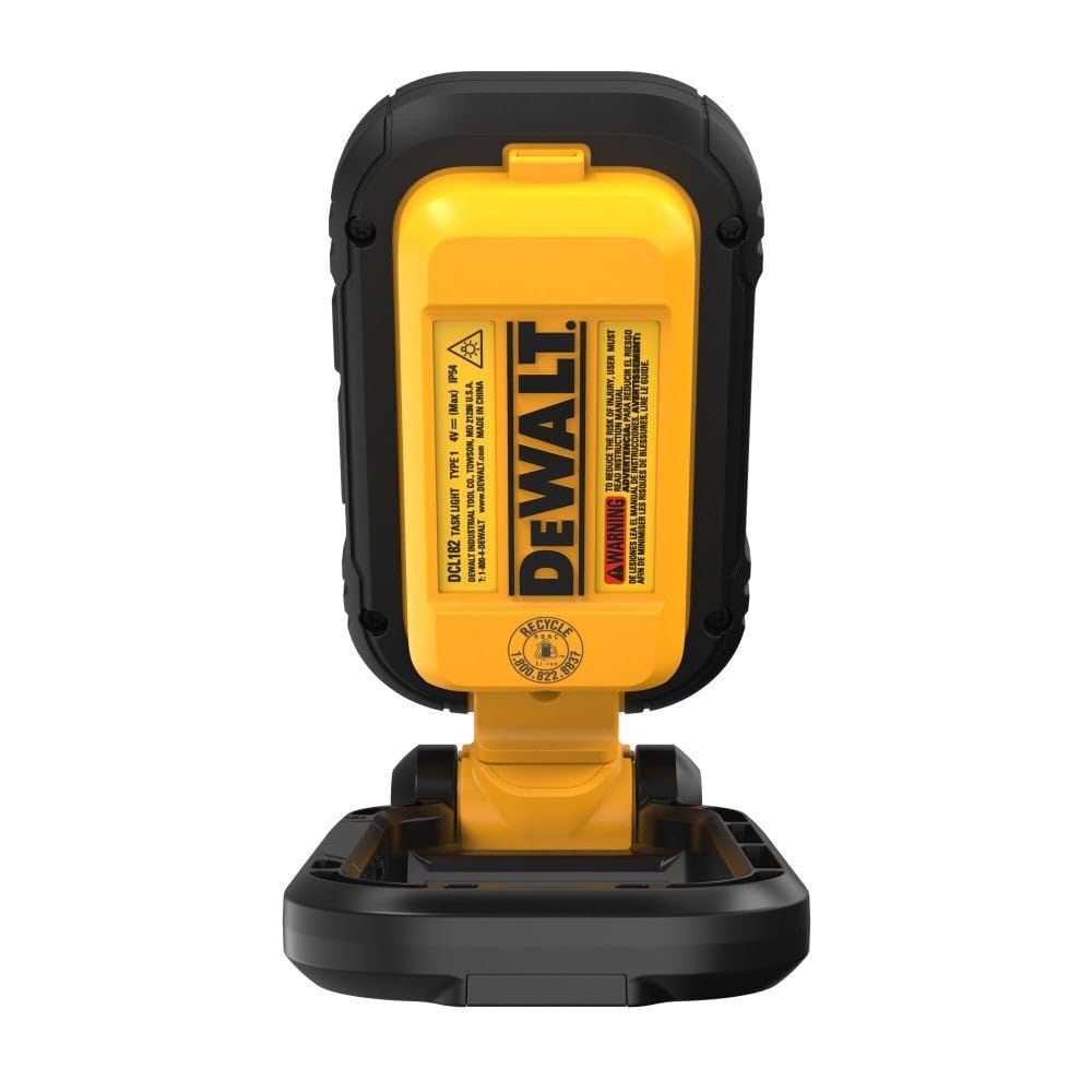 Dewalt Led Light, Powerful And Compact Work Light, Magentic Handle, Usb-C Rechargeable (Dcl182)