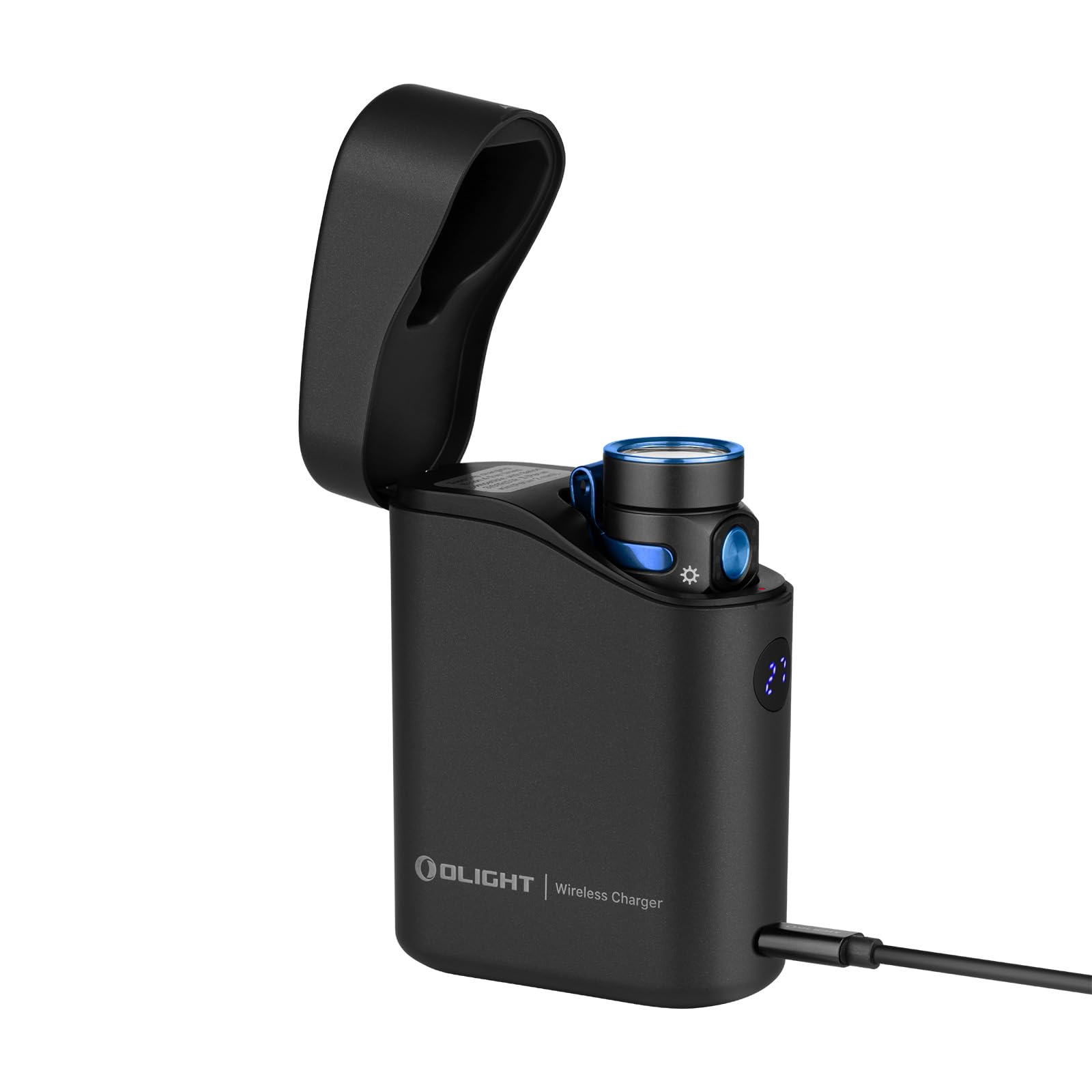 OLIGHT Baton4 Premium Edition EDC Flashlights 1300 Lumens with Type-C Charging Box, Powered by Rechargeable Battery, Small Brigh