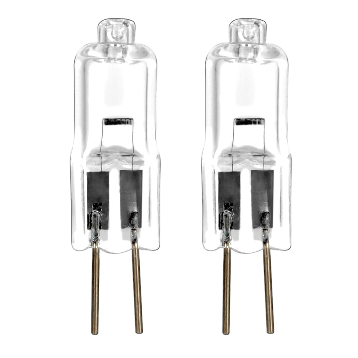 MOTOQUEEN Oven Light Bulb 10W 12V G4 Bi-Pin Base Halogen 2-Pack White