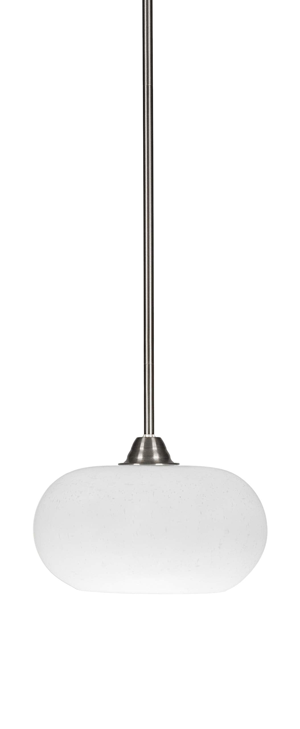 Toltec Lighting Paramount 1 Light Mini Pendant in Brushed Nickel (3401-BN-214)