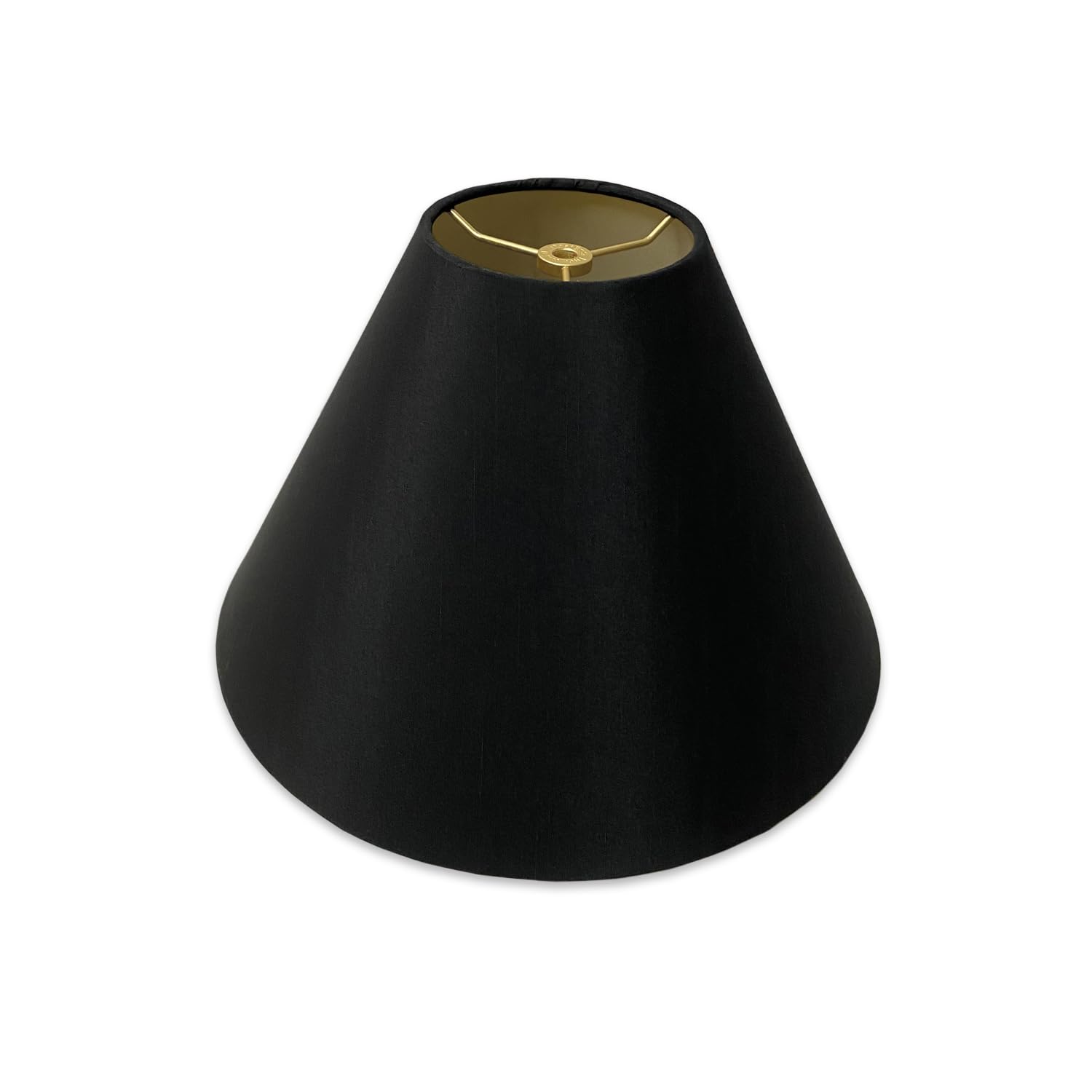 Royal Designs, Inc. Coolie Empire Hardback Lamp Shade, HB-607-18BLK, Black, 6 x 18 x 11.5