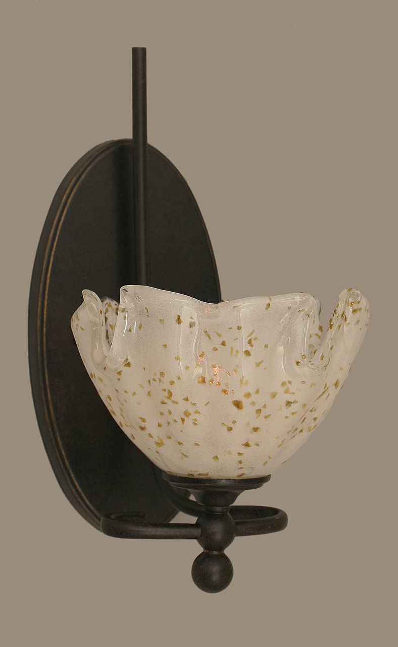 Capri 1 Light Wall Sconce In Dark Granite (591-Dg-755)