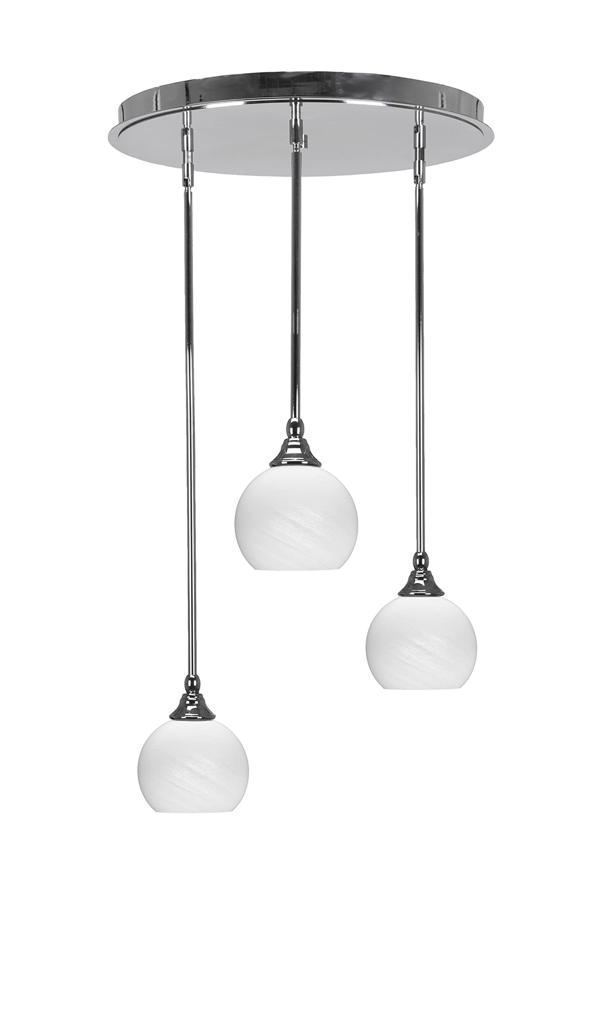 Empire 3 Light Cluster Pendalier in Chrome Finish (2183-CH-4101)