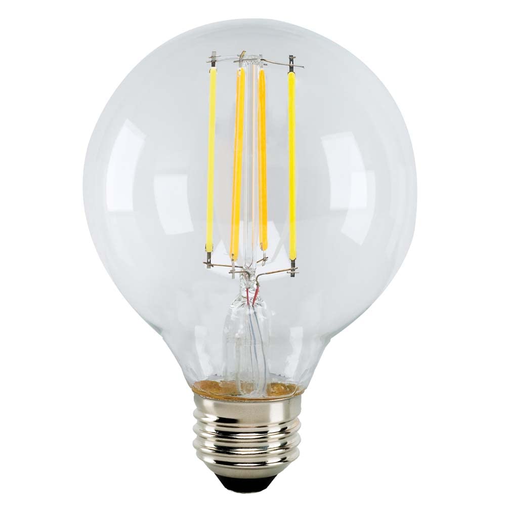 Satco S9383 LED A19 Light Bulb, 6.5W, 500L, 3000K, 25000 Hour Rating, Warm White