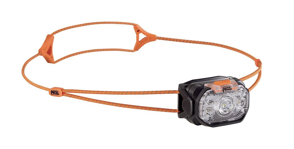 PETZL Swift LT Headlamp - Ultralight & Rechargeable 380 Lumen Headlamp - Black
