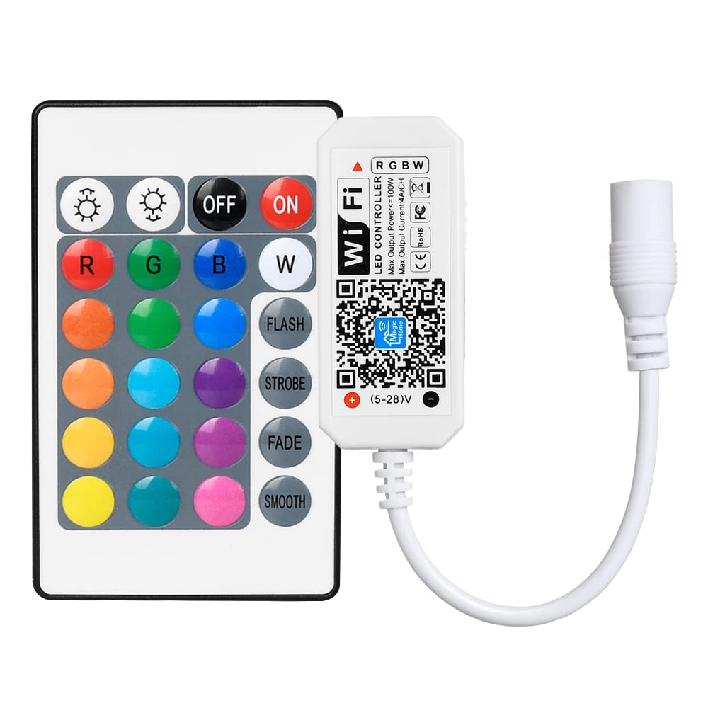 Sumaote Rgbw Led Smart Controller For Android/Ios, Works With Alexa & Google Home