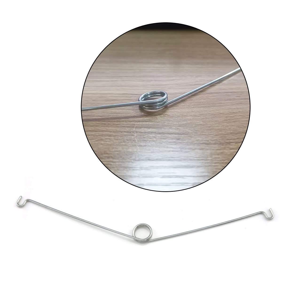 Dghaop 10Pcs Metal Recessed Light Spring Clips Recessed Lighting Trims 7.9&quot; Torsion Spring Recessed Lighting Accessories