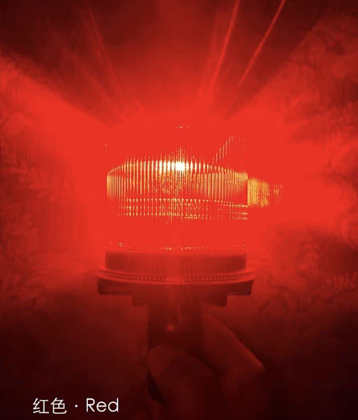 Britta Products Solar Strobe Warning Light - Super Bright Red, Waterproof IP48, Wireless, Model SNL-002-RED, 360 Degree Flashing