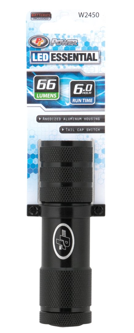 Performance Tool W2450 Flashlight Essential 85Lm Black (Sold As 1 Flashlight)