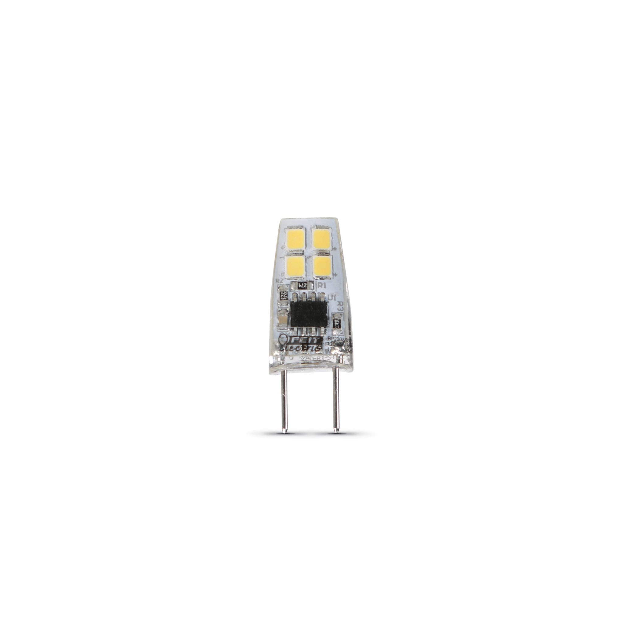 Feit Electric LED G8 Bulb, 170 Lumen, 3000K Warm White, Dimmable, 120 Volts, Model 9001-0001, 1 Count