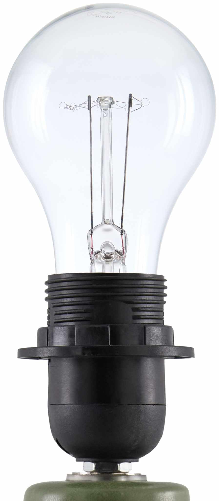 Hauteloom Table Lamp Ceramic Green White 13inH x 8inW x 8inD Model TXCHMD1
