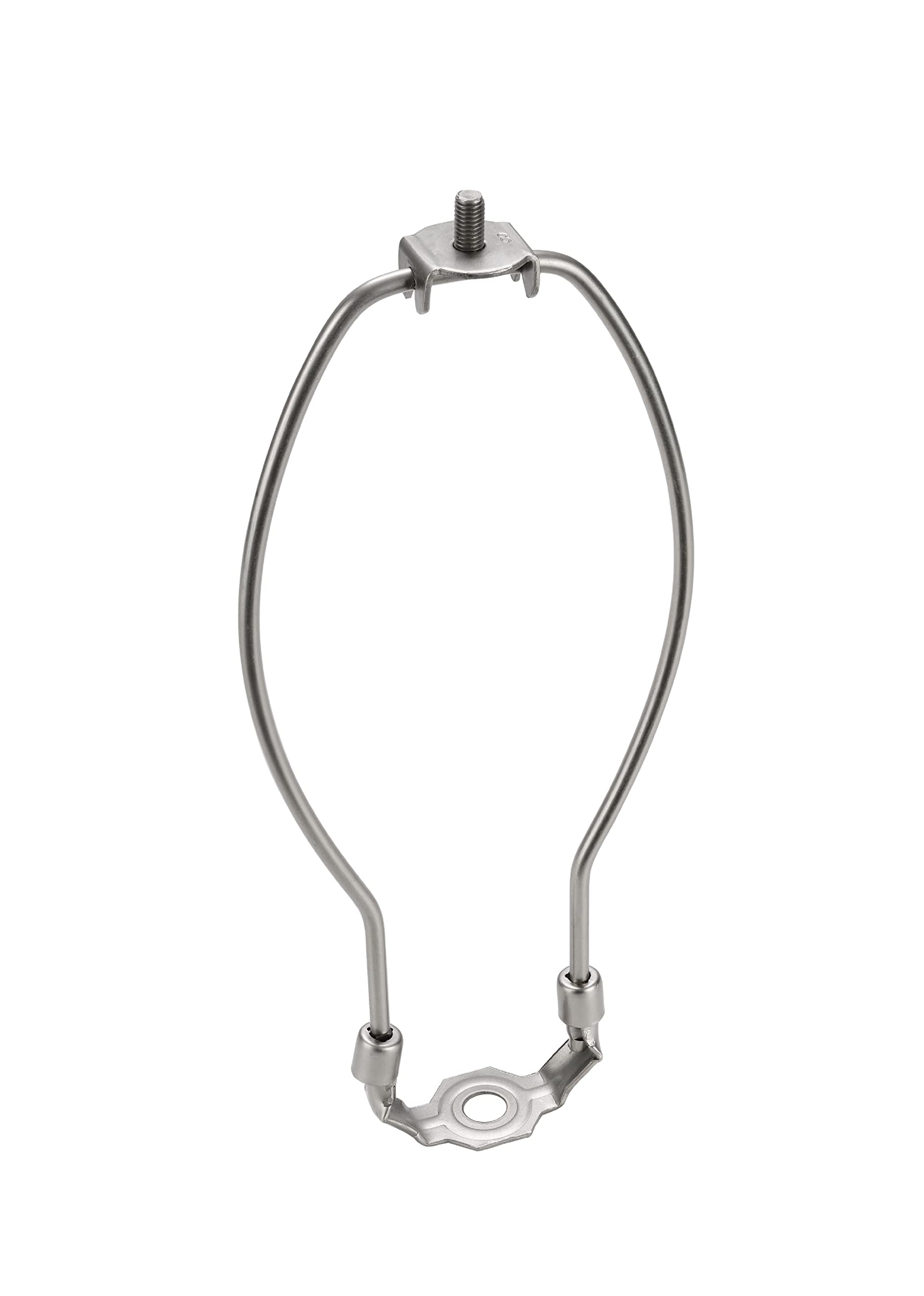 Aspen Creative 20002-2 8 1/2 Lamp Harp with Saddle in Satin Nickel Finish