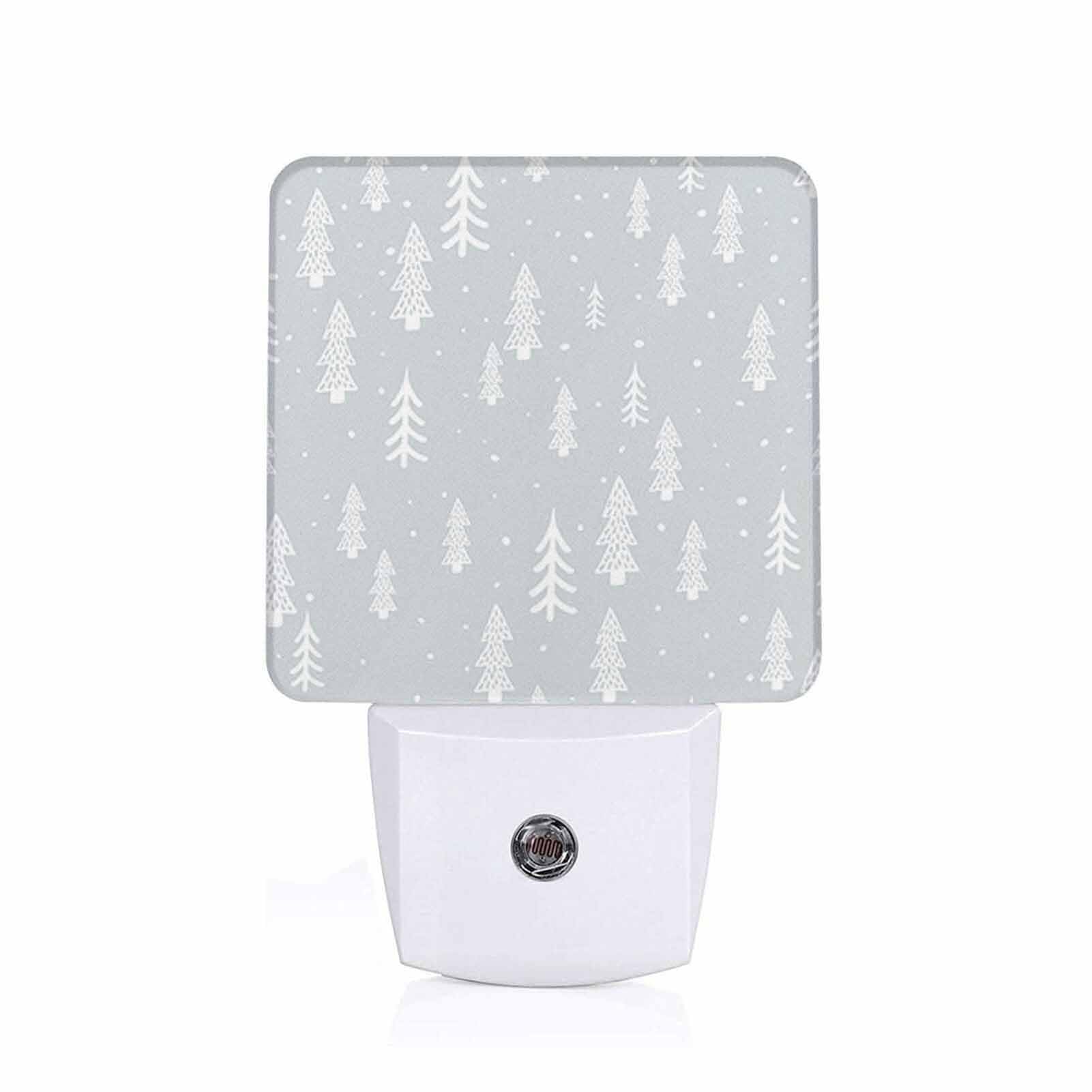 Chrobak LED Night Light - Dusk to Dawn Sensor - Winter Forest Design - Energy Efficient - Model WML-Night-Light-231023-114