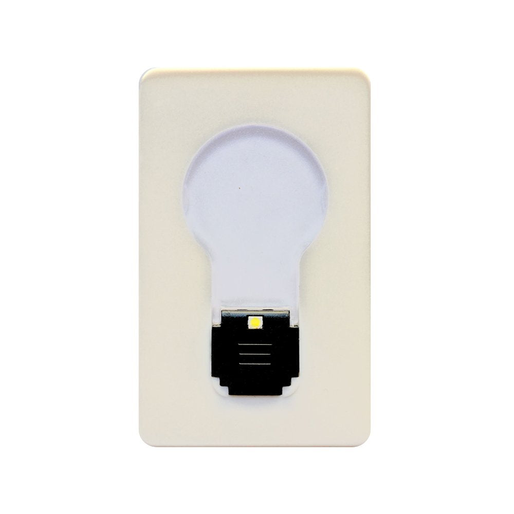 Inovat Mini LED Card Light Bulbs, 10 Count, White, Portable Christmas Light for Cards, Plastic, Model: Mini Led L W