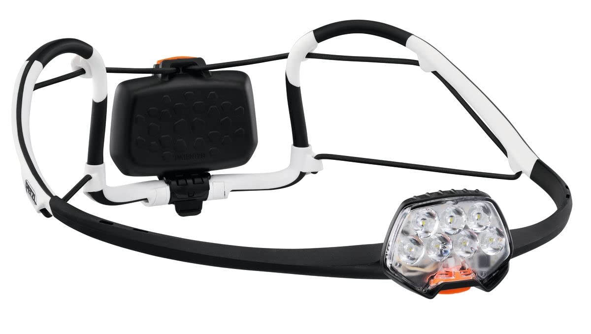 PETZL, IKO LED Headlamp with Lightweight Headband, Rear Battery Pack and 350 Lumens
