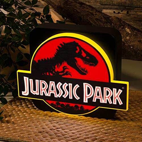 Numskull Jurassic Park 3D Lamp - Ambient Wall Light, 25.7x21.6x8.7 cm, Plastic, Official Jurassic World Merchandise