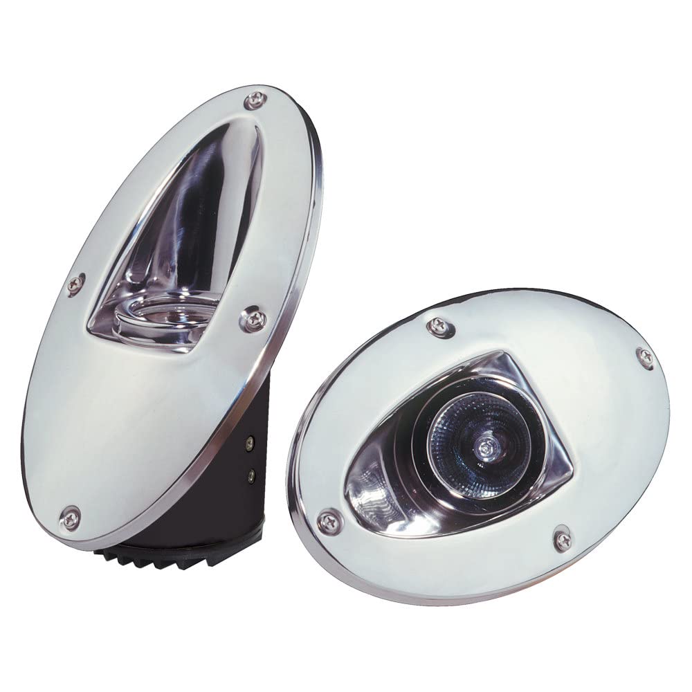Innovative Lighting Docking Hull Back-Up Lights - Plastic, Standard Size, Mirror Polished, White, Model 580-0200-7, Pair