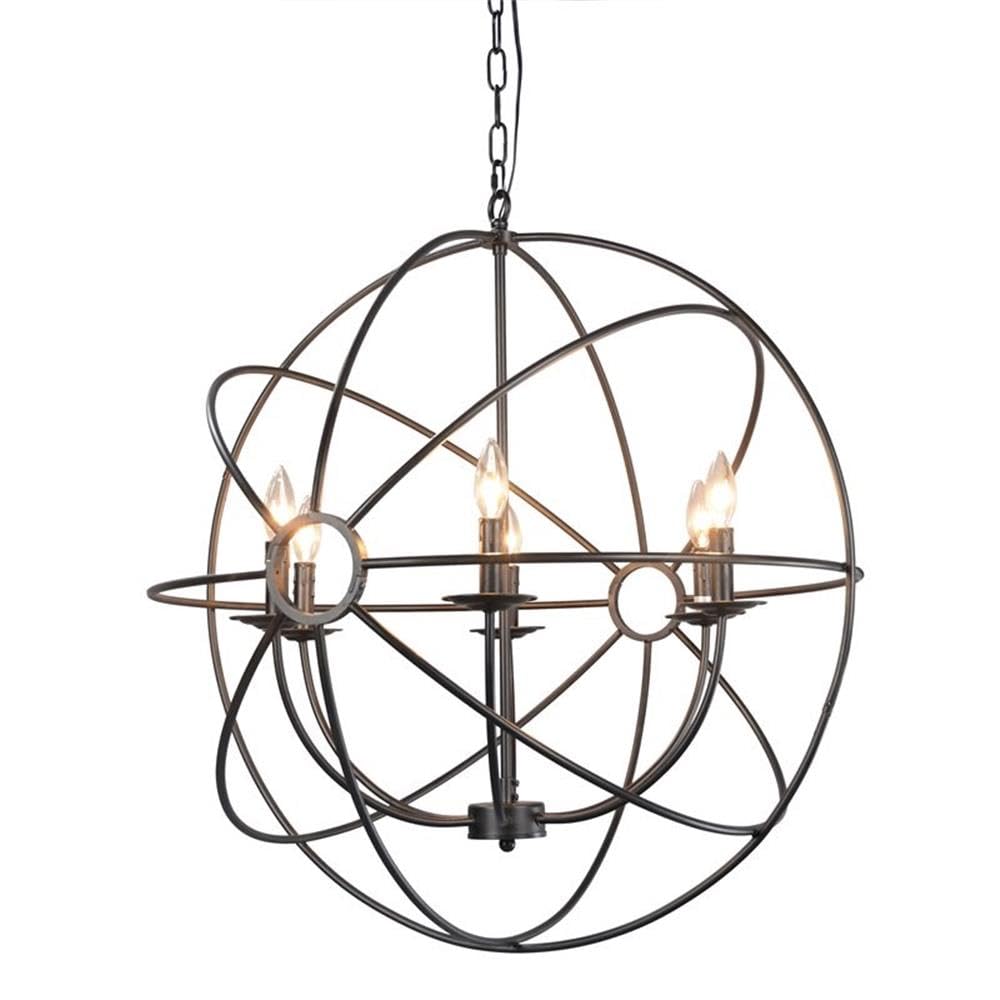 Voltaire Chandelier, Black