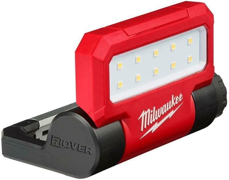 Milwaukee 2114-21 USB Rechargeable Rover Pivo Light, Colorless, Multiple Material