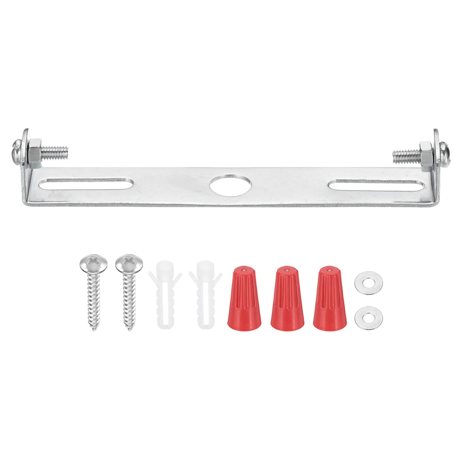 Patikil 105Mm (4.1'') Universal Light Fixture Mounting Bracket Kit, Light Crossbar Ceiling Light Plate With Screw For Wall Light