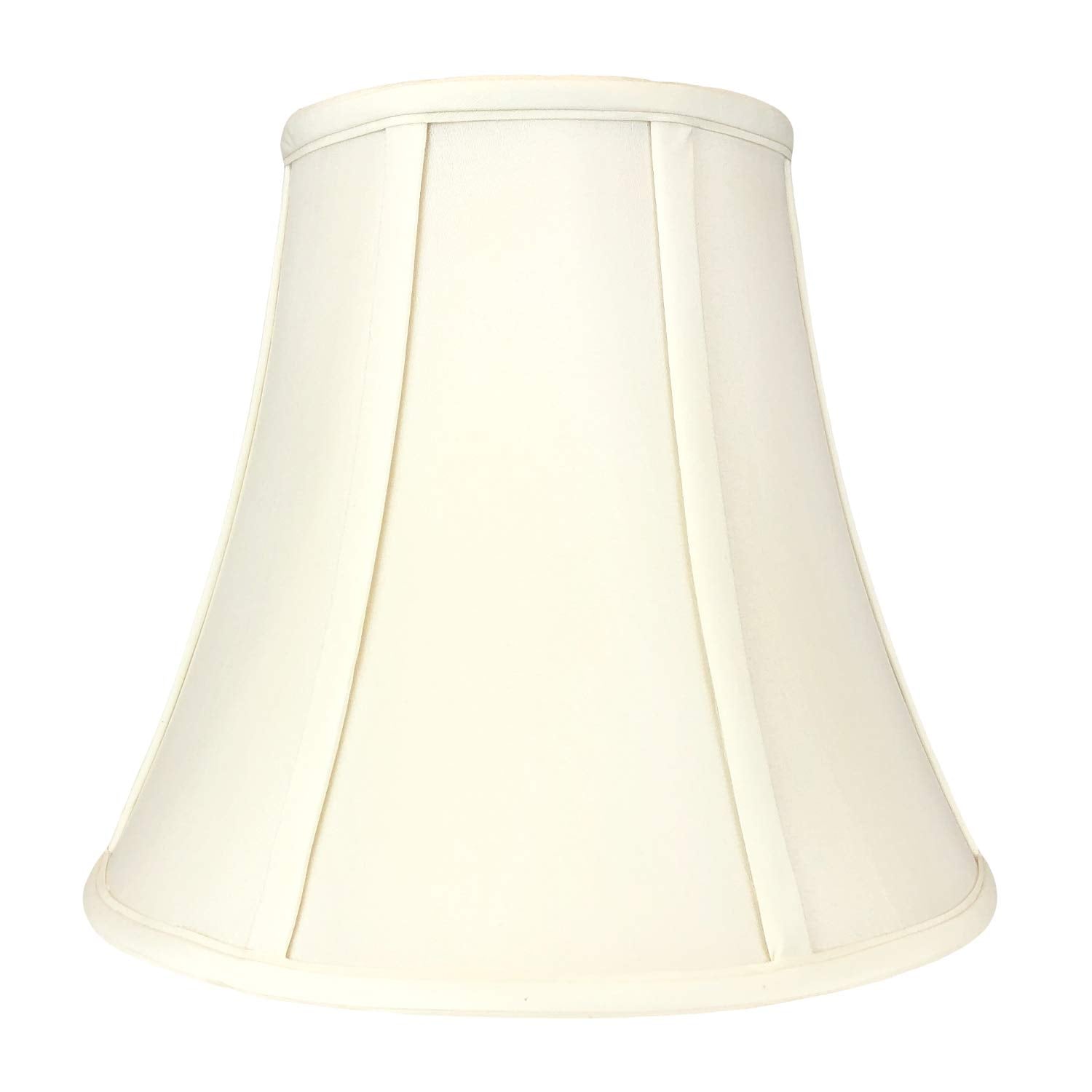 Royal Designs, Inc. True Bell Lamp Shade - Faux Silk - 6.5 x 12 x 10.5 - Eggshell - Model BSO-704-12EG