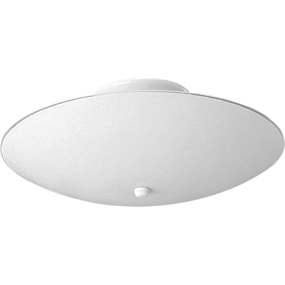 14-1/2'' Round Glass Three-Light Close-To-Ceiling