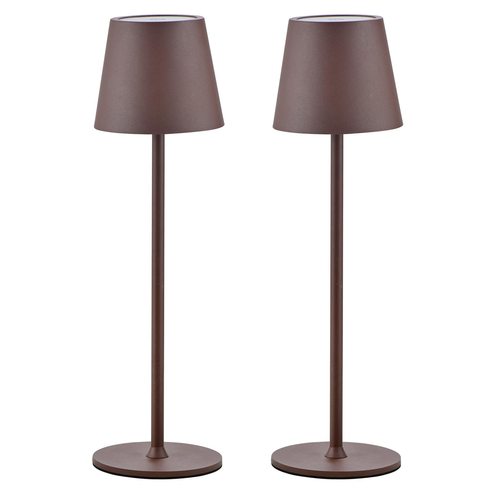 BGFHome Cordless Table Lamp LED Desk lamp,5000mAh Rechargeable Touch Night Light Wireless Minimalist Design for/Restaurant/Bedro
