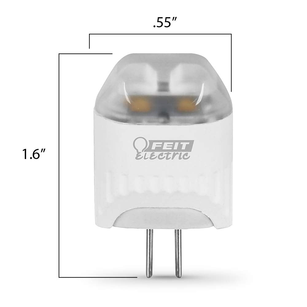 Feit Electric G4 Base LED Capsule Light 20W Equivalent 3000K Warm White 1 Count Plastic Model LVG4/LED