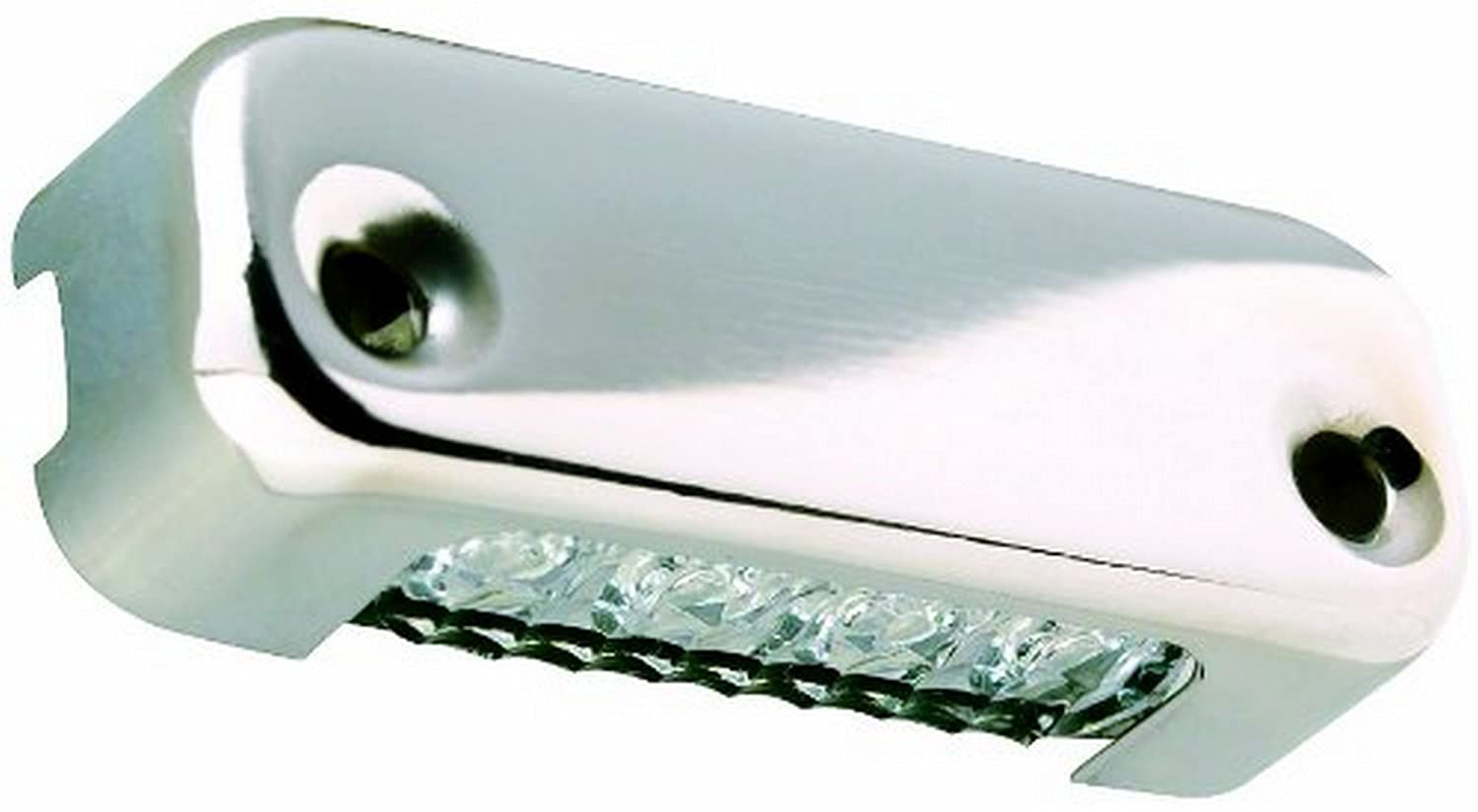 Attwood 6350B7 Led Micro Lights, Stainless Steel Bezel, Vertical Mount, Blue Light, .66-Watt Draw At 12 Volts Dc