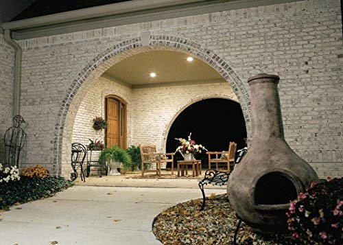 Juno Lighting Group 614W-Wh 6-Inch Led Standard Slope Downlight Baffle, 90 Watts, White Trim