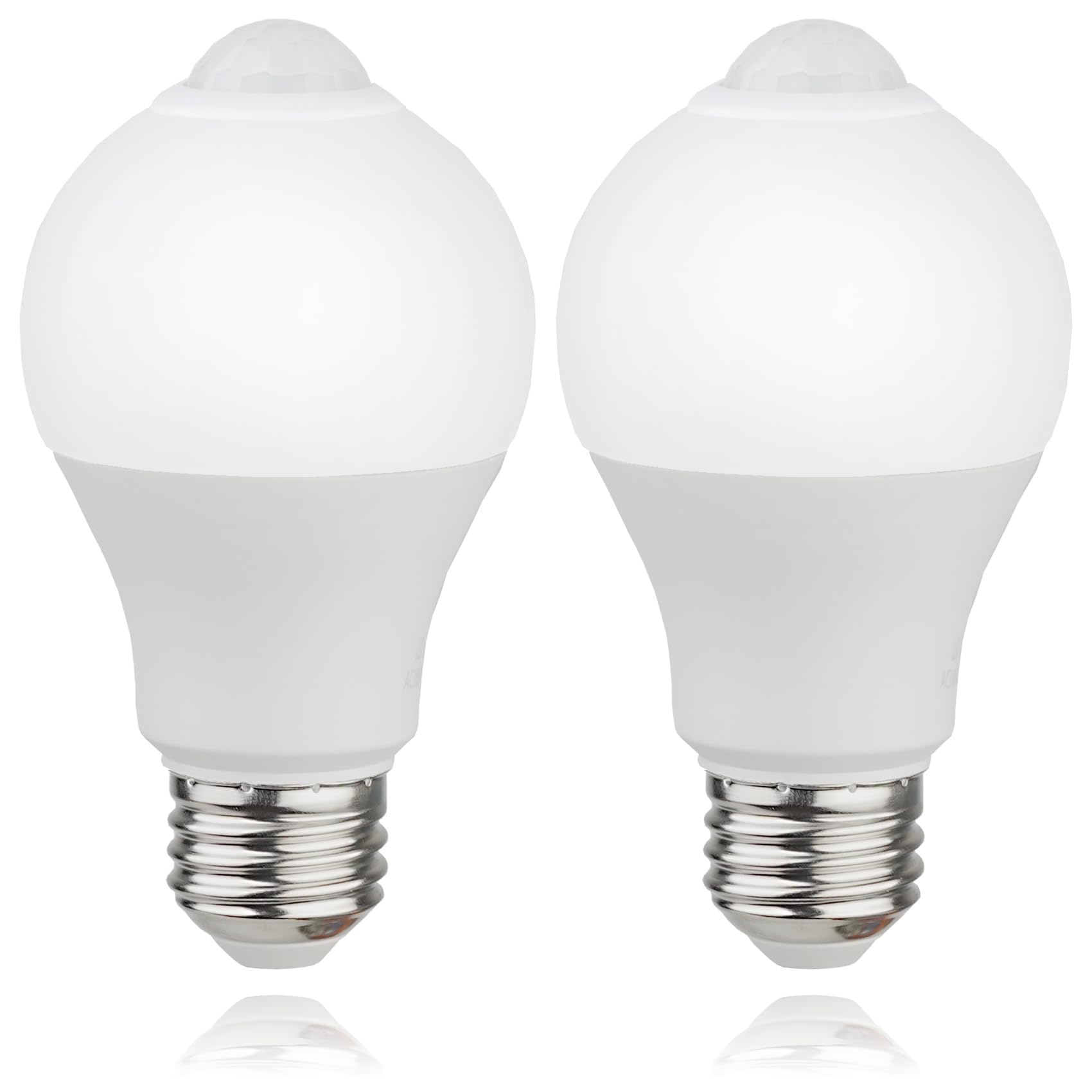 Ciciny Motion Sensor Light Bulbs- 9W(60-Watt Equivalent), E26 5000K Daylight A19 800Lm Outdoor/Indoor, Dusk To Dawn Security Lig