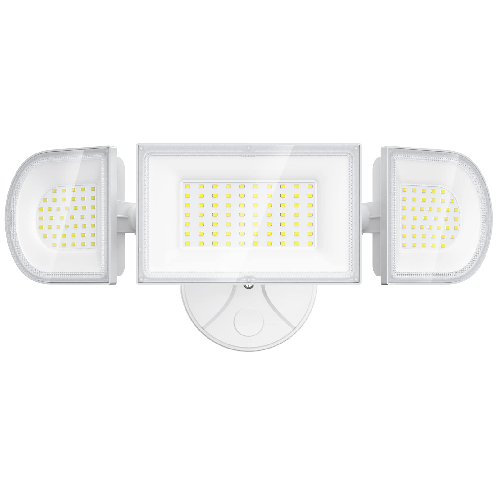 Imaihom 100W Flood Lights - 9000Lm Ultra Bright, 3 Adjustable Heads, Ip65 Waterproof, White