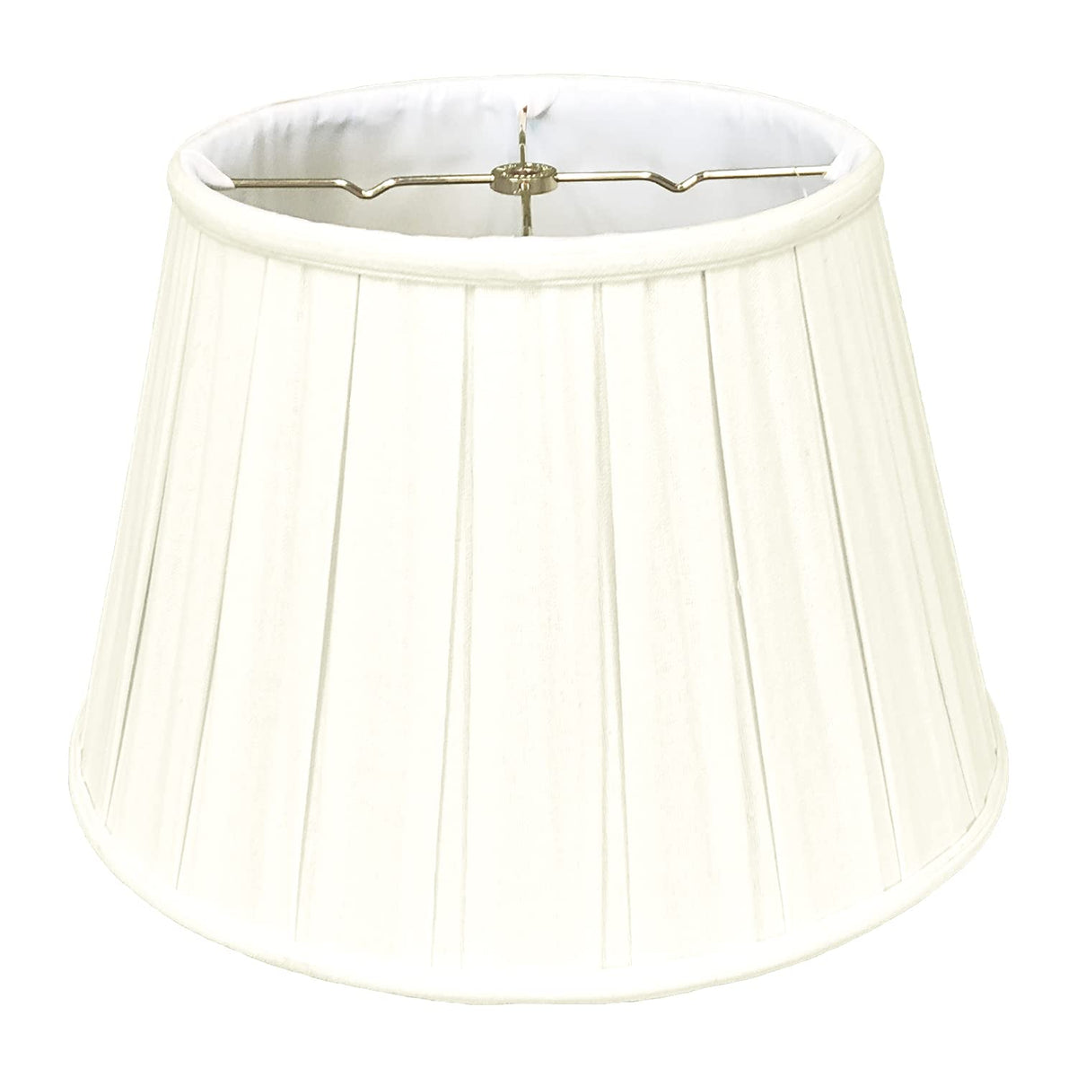Royal Designs Empire English Pleat Basic Lamp Shade, Linen Eggshell, 10.5 x 16 x 11 (BS-724-16LNEG)