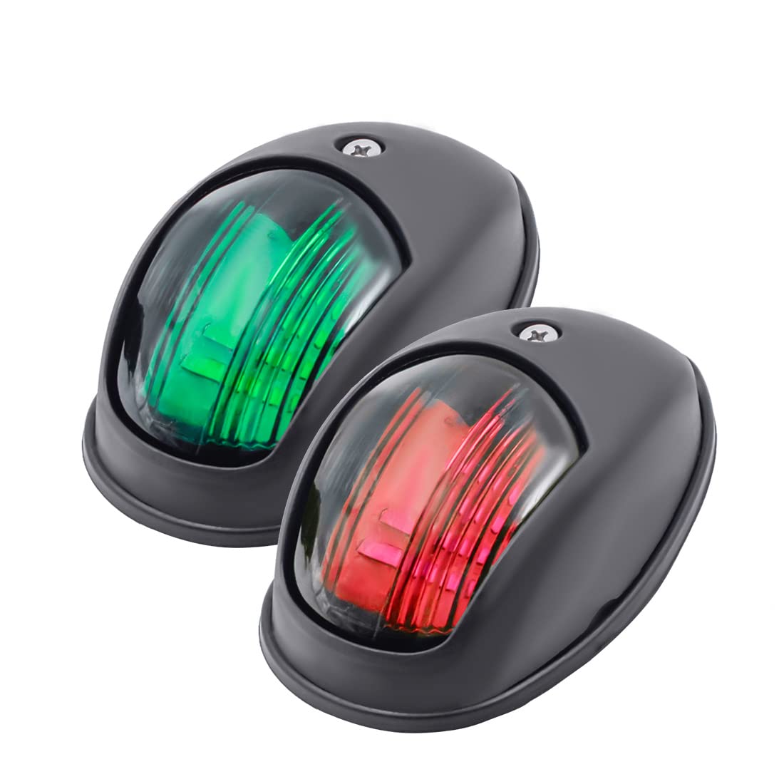 Acelane LED Boat Bow & Sidelights - Red & Green, 12V Waterproof Marine Accessories for Fishing & Power Boats