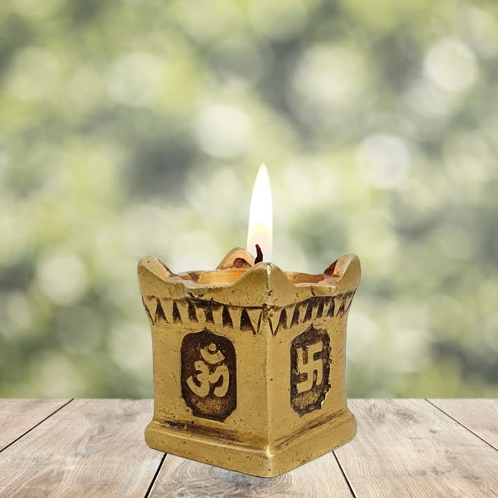 Mohan Jodero Tulsi Deepak Diya/Tulsi Diya/Tulsi Deepam/Oil Lamp for Pooja