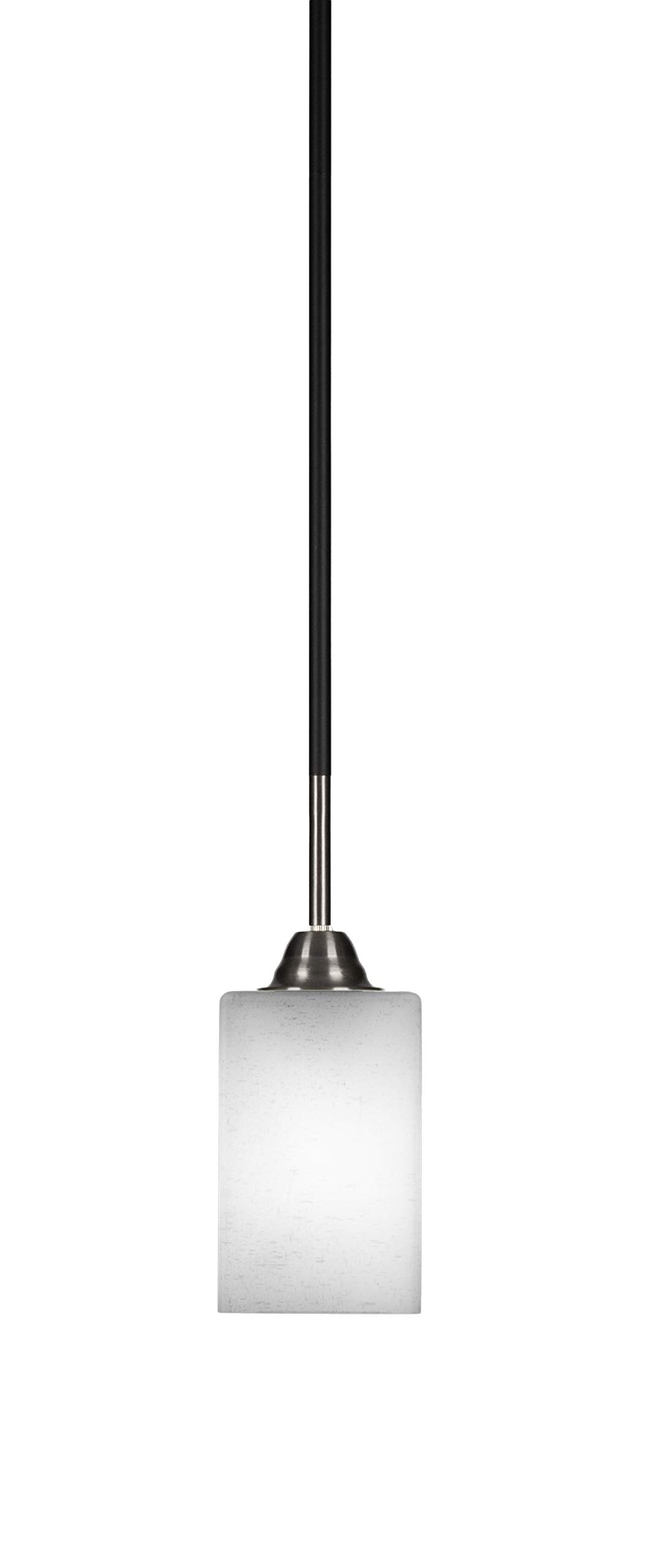 Toltec Lighting Paramount 1 Light Mini Pendant In Matte Black & Brushed Nickel (3401-Mbbn-531)