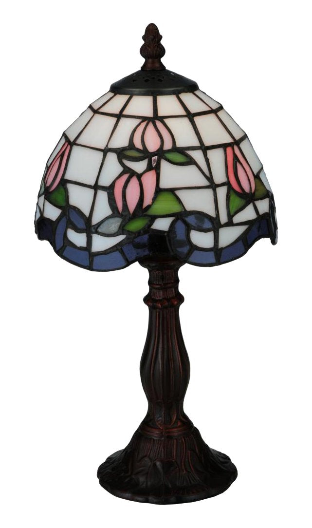 Meyda Tiffany Lighting Fixture, 14in Height, Metal, Ca Pink Lt Blue, Model 139081