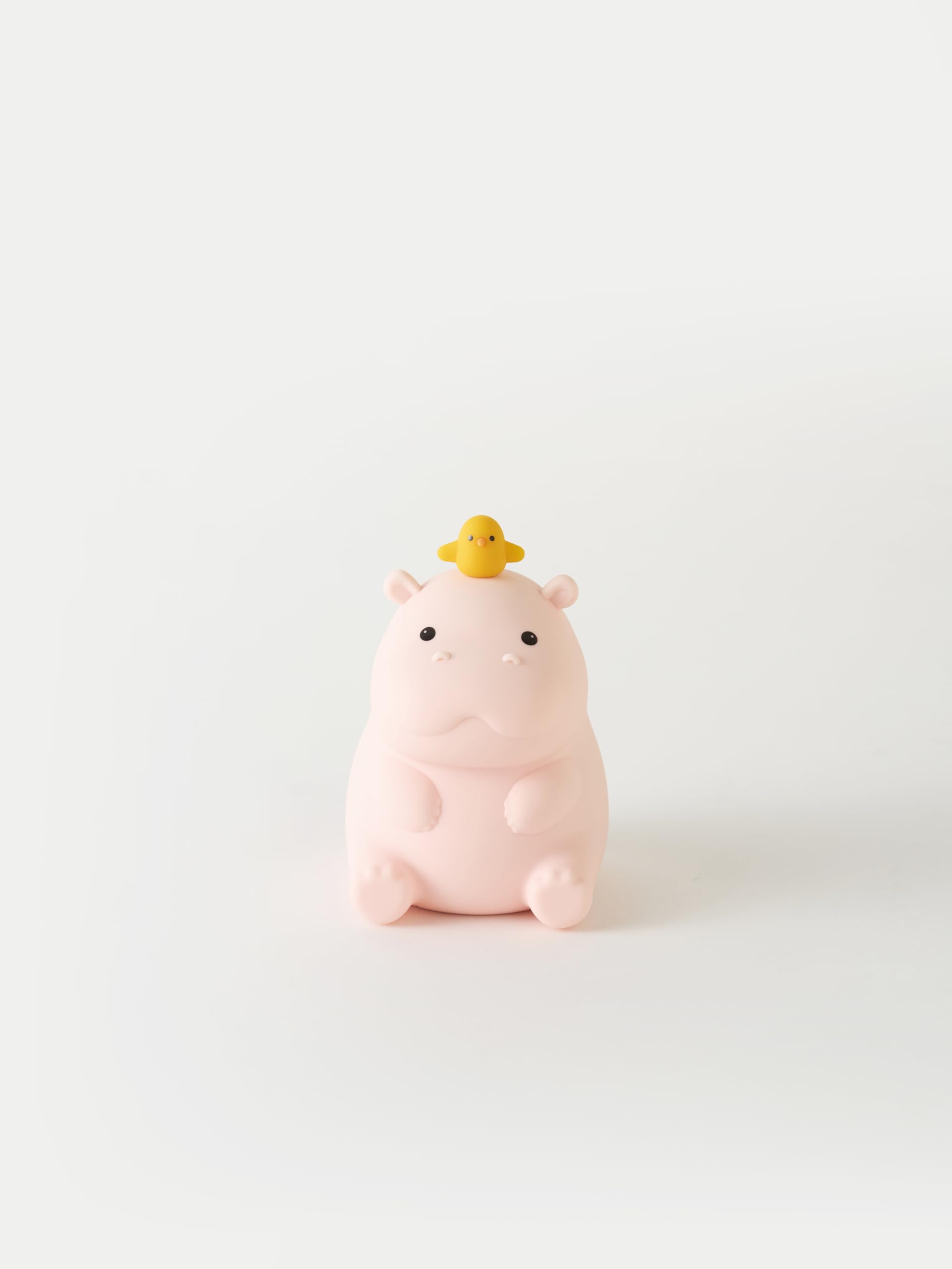 Cute Hippo Night Light  Animal Lamp  Food Grade Silicone  Rechargeable  2 Level Dimmable  Squishy Nursery Nightlight For Desk Decor  Funny Gifts Stuff For Boys Girls Baby  White Elephant Gifts