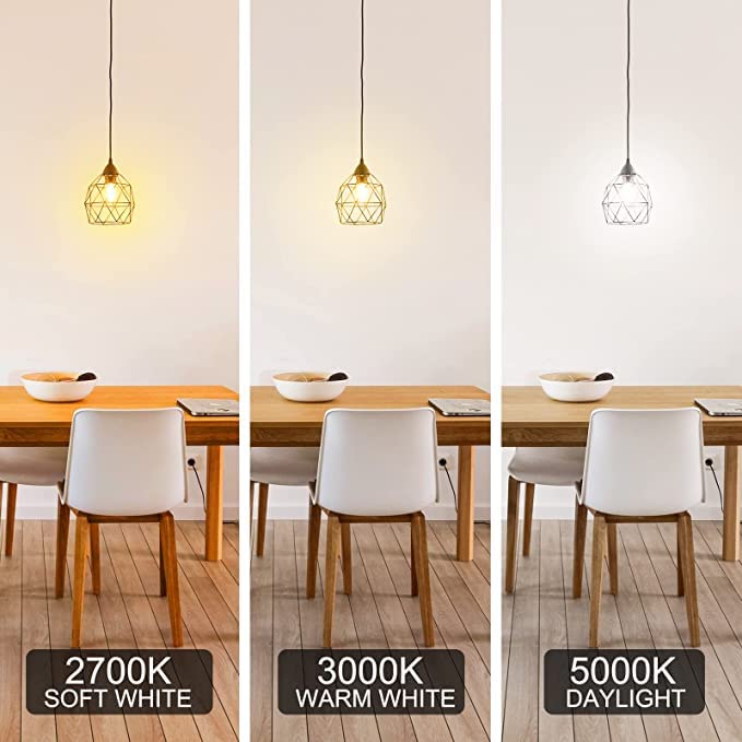 Energetic E12 Dimmable Led G16.5 Light Bulb 60 Watt Light Bulb 500 Lumens Candelabra Bulb For Chandeliers, Ceiling Fan, Vanity,
