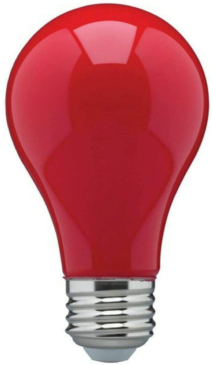 Kor (Pack Of 4) 25 Watt Ceramic Green A19 Incandescent Light Bulb - 130V - Standard E26 Base (Medium) - 25A/G - 25A19/G - 25W